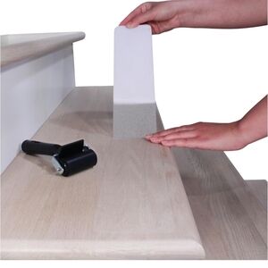 Non-Slip Stair Treads with Roller